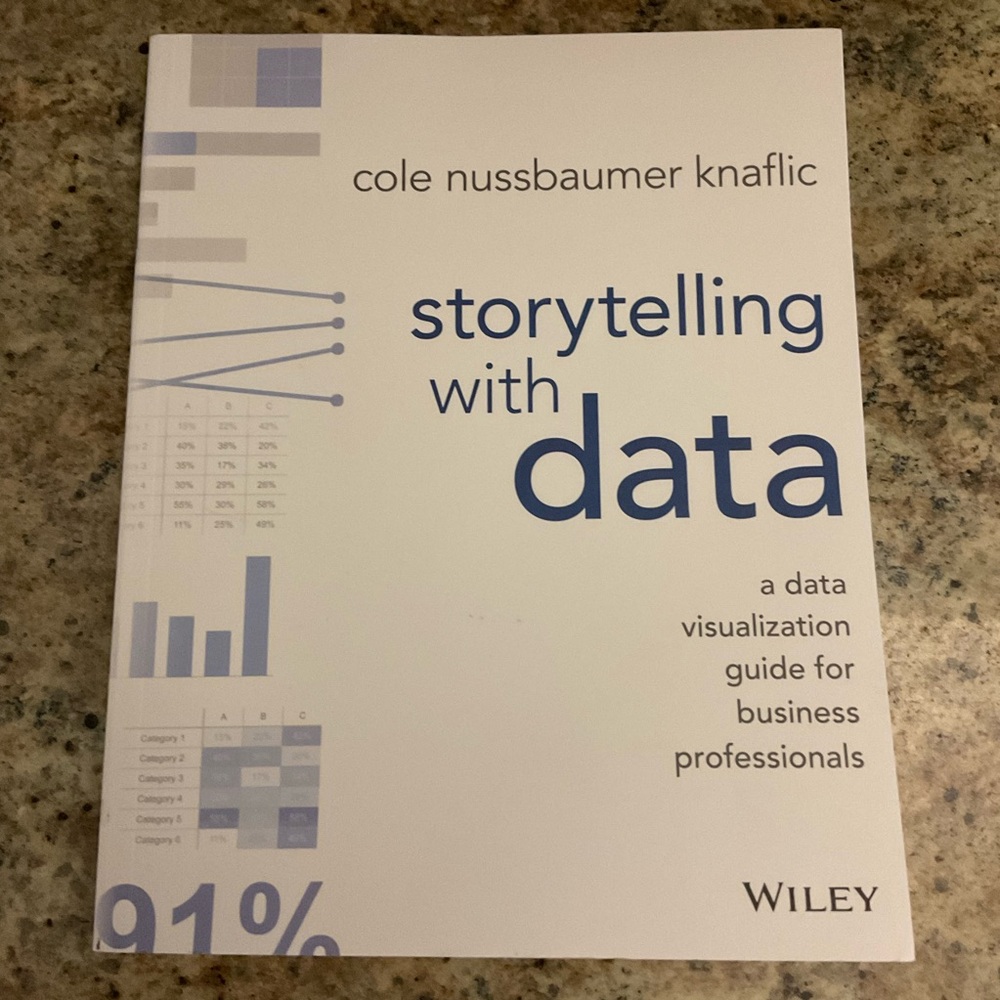 Storytelling with Data Book by Wiley